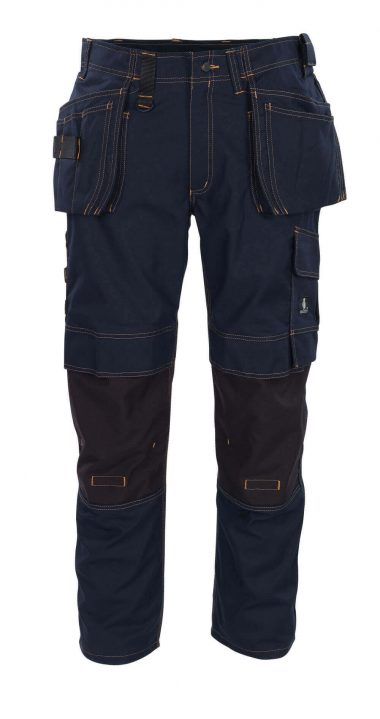 Trousers with holster pockets